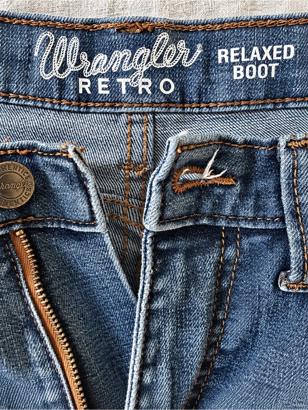 Wrangler Retro Boys Relaxed Bootcut Jeans Falls City Size 16 Slim